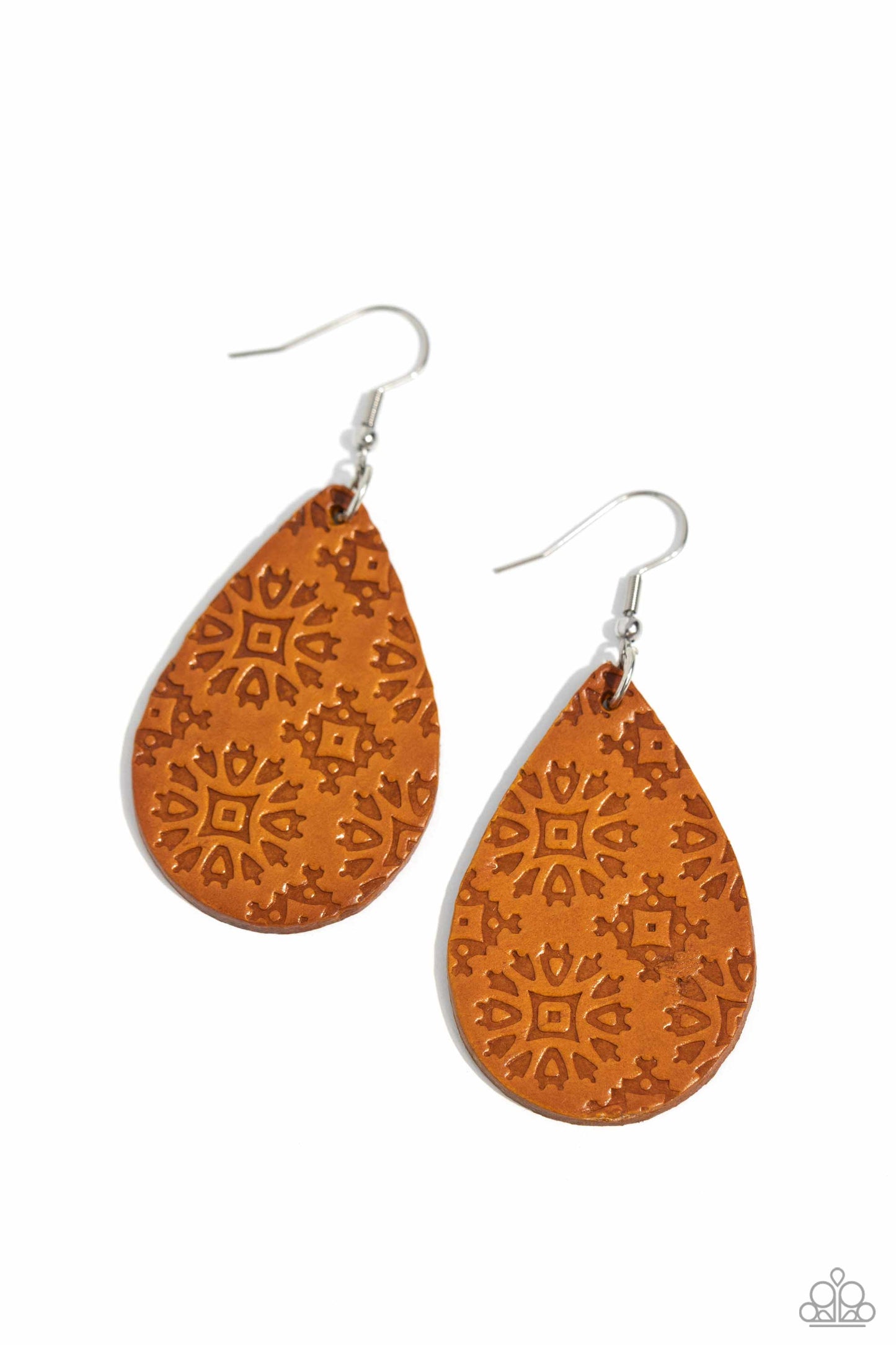 Stylishly Subtropical Paparazzi Accessories Earrings - Orange