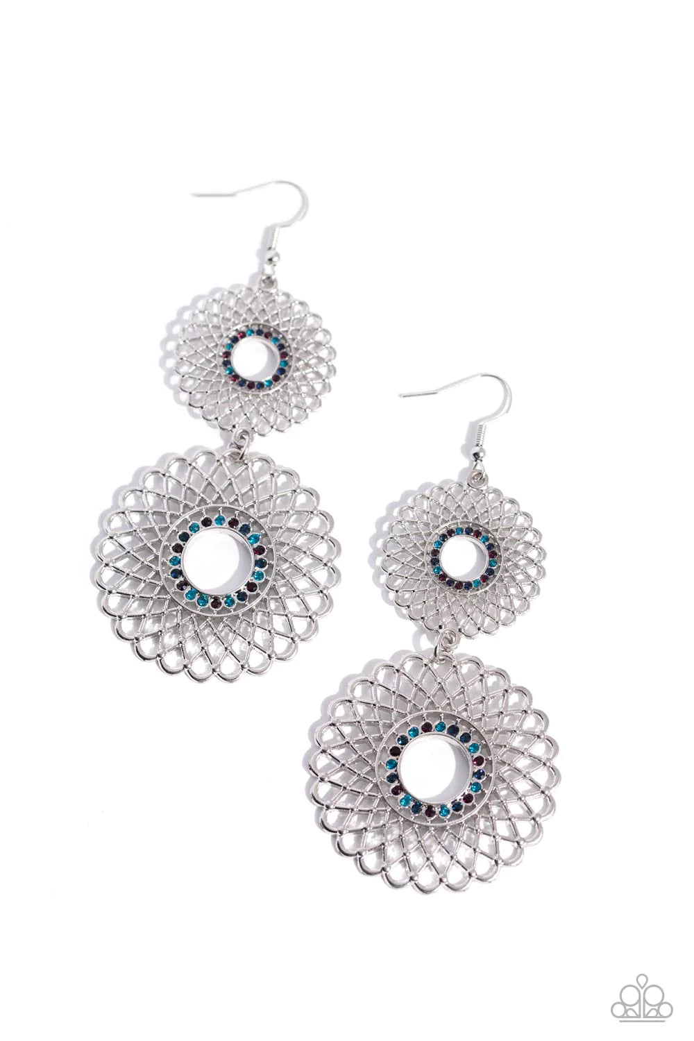 Regal Roulette Paparazzi Accessories Earrings Multi