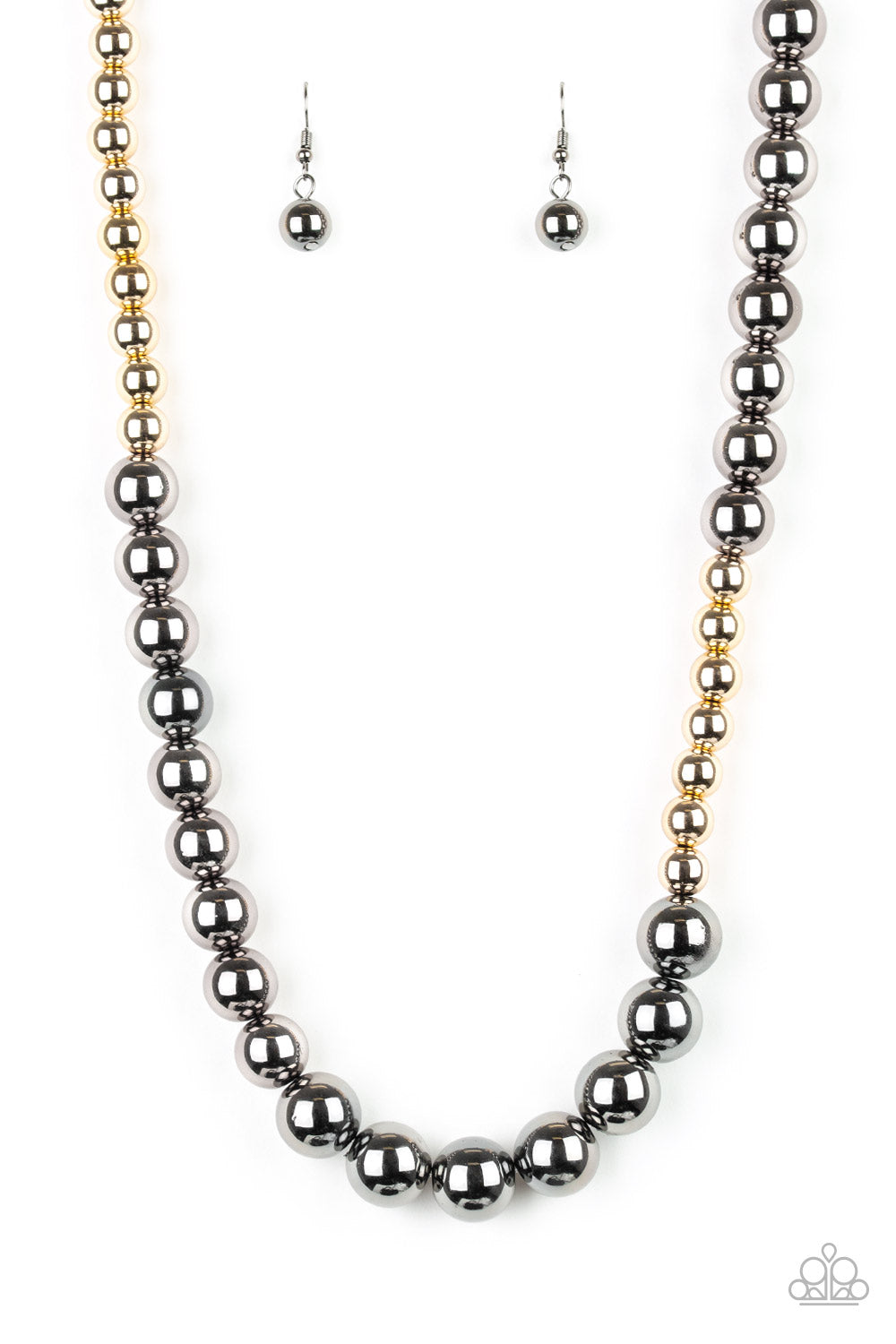 Power to the People Paparazzi Accessories Necklace with Earrings