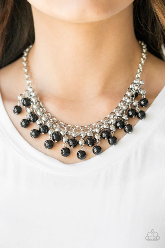 Friday Night Fringe Paparazzi Accessories Necklace with Earrings
