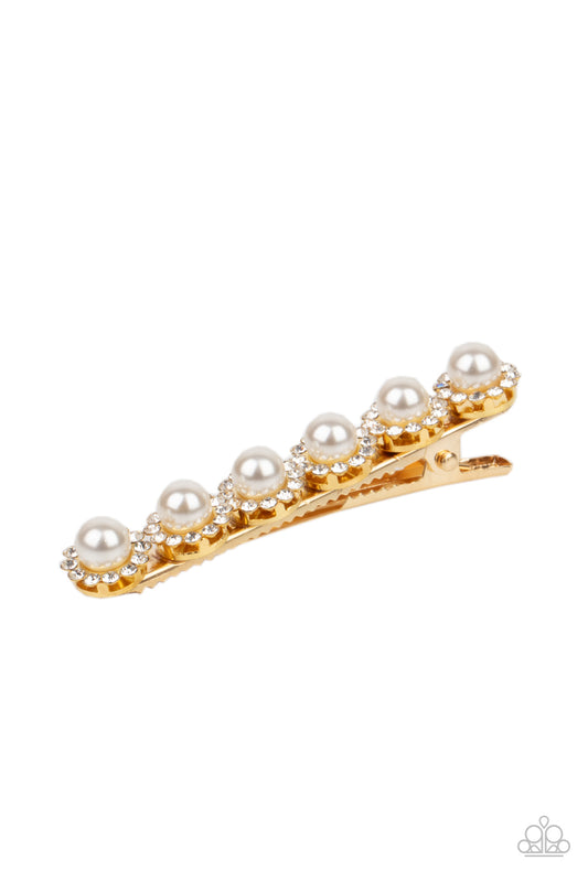 Polished Posh Paparazzi Accessories Hair Clip - Gold
