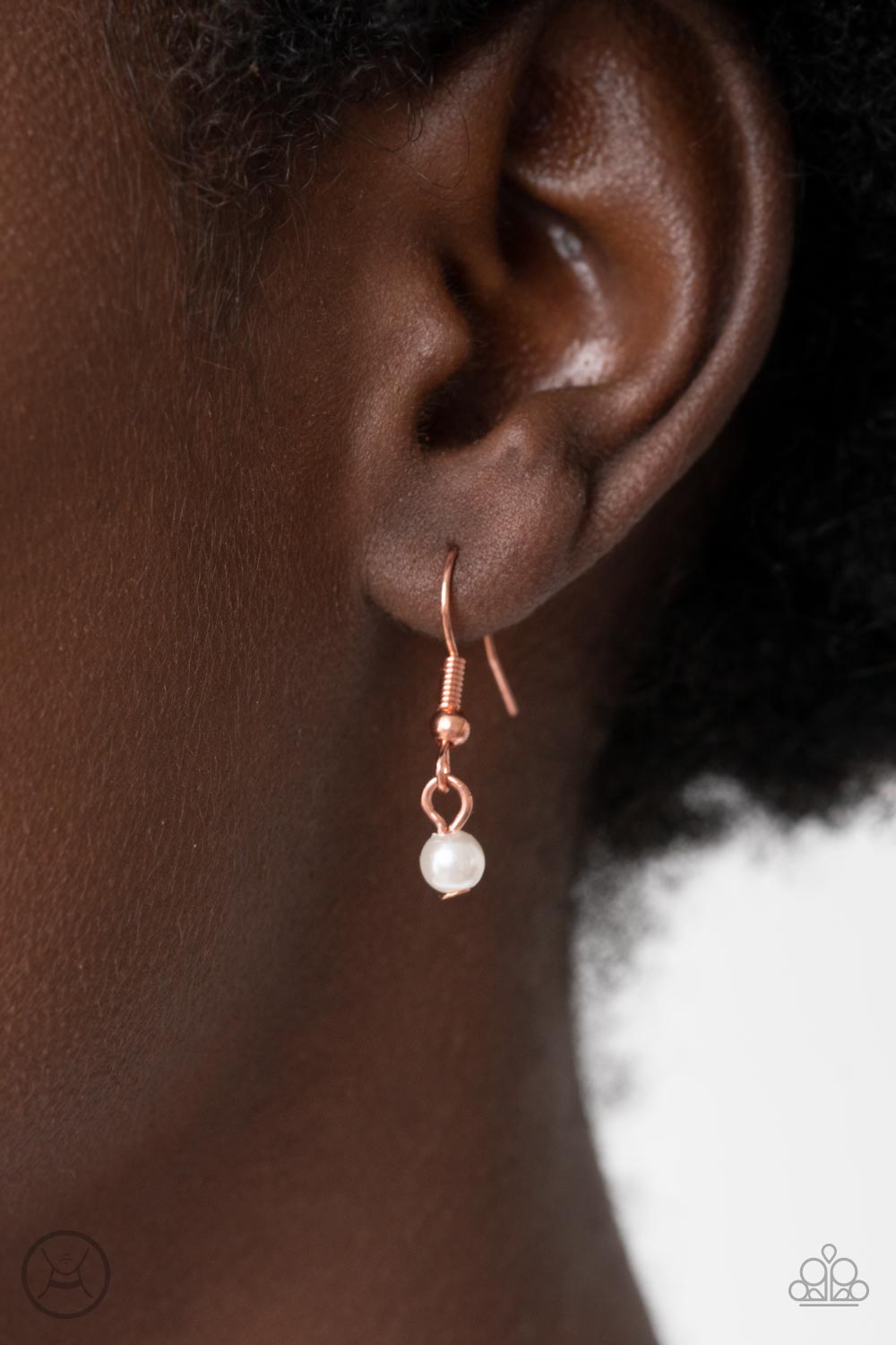 Rumored Romance Paparazzi Accessories Choker with Earrings Copper