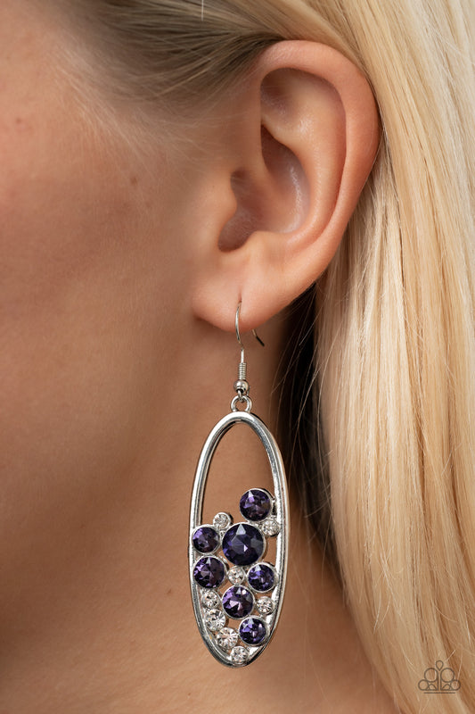 Prismatic Poker Face Paparazzi Accessories Earrings
