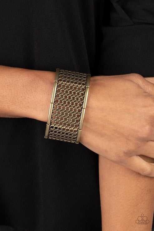 Camelot Couture Paparazzi Accessories Bracelet Brass