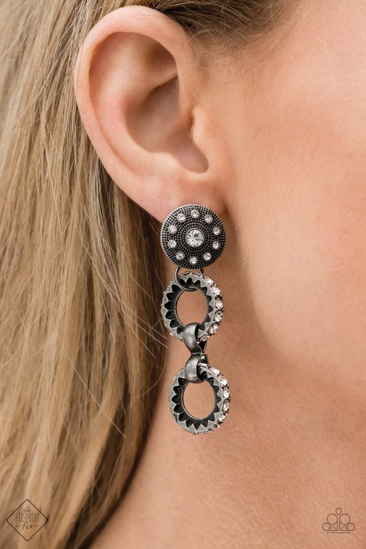 High Tech Paparazzi Accessories Earrings